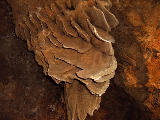 A cool-looking thing in a cave.